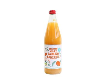 Hostětínsky mušt jablko rakytník Bio Moštárna Hostětín 750 ml Hostětínsky mušt jablko rakytník Bio Moštárna Hostětín 750 ml