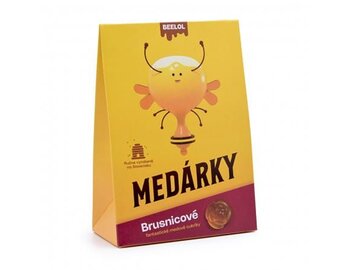 Medárky - brusnicové cukríky 70g BEELOL Medárky - brusnicové cukríky 70g BEELOL