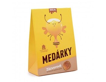 Medárky - zázvorové cukríky 70g BEELOL 