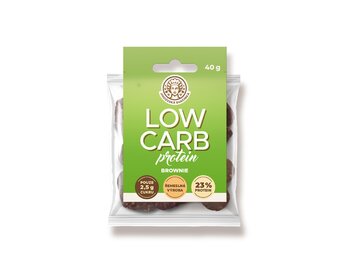 LOW CARB srdiečka s proteínom brownie 40g
