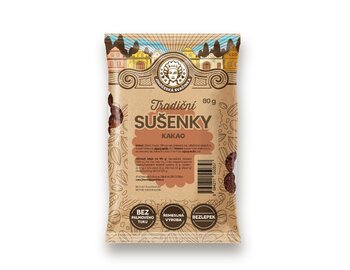 Bezlepkové sušienky kakao 80g