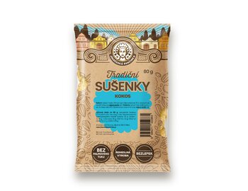 Bezlepkové sušienky kokos 80g 