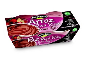 BIO Ryžový dezert s ovocím NaturGreen 2 x 125g BIO Ryžový dezert s ovocím NaturGreen 2 x 125g