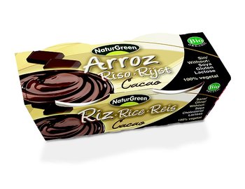 BIO Ryžový dezert kakaový NaturGreen 2 x 125 g BIO Ryžový dezert kakaový NaturGreen 2 x 125 g