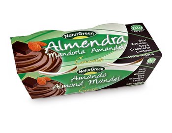 BIO Mandľový dezert kakaový NaturGreen 2 x 125 g BIO Mandľový dezert kakaový NaturGreen 2 x 125 g