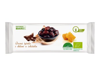 Ovsená tyčinka s datľami a čokoládou Natural Bars bio 40g Ovsená tyčinka s datľami a čokoládou Natural Bars bio 40g