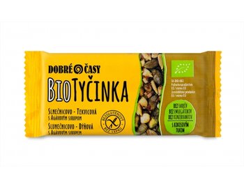 Tyčinka Dobré časy Slnečnicovo - Tekvicová bio 40g - prirodzene bezlepkové Tyčinka Dobré časy Slnečnicovo - Tekvicová bio 40g - prirodzene bezlepkové