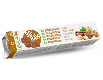 Ovocné guľky Arašidy 90% RAW 40g Ovocné guľky Arašidy 90% RAW 40g