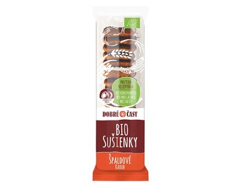 Špaldové sušienky Dobré časy Karob bio 100g Špaldové sušienky Dobré časy Karob bio 100g