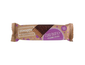 Celozrnná oblátka probiotická v čokoláde bio 40g Celozrnná oblátka probiotická v čokoláde bio 40g