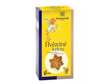 Hviezdne keksy bio Sonnentor 125g Hviezdne keksy bio Sonnentor 125g