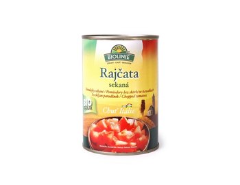 BIOLINIE Rajčiny krájané 400g BIOLINIE Rajčiny krájané 400g