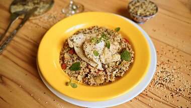 Lahodná quinoa s morčacími prsiami
