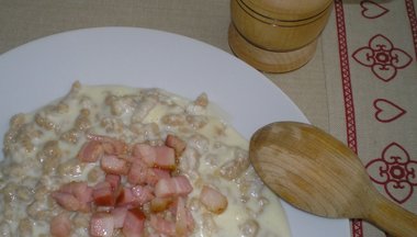 Špaldové halušky