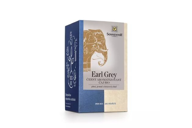 Čierny čaj Earl Grey bio Sonnentor 27g