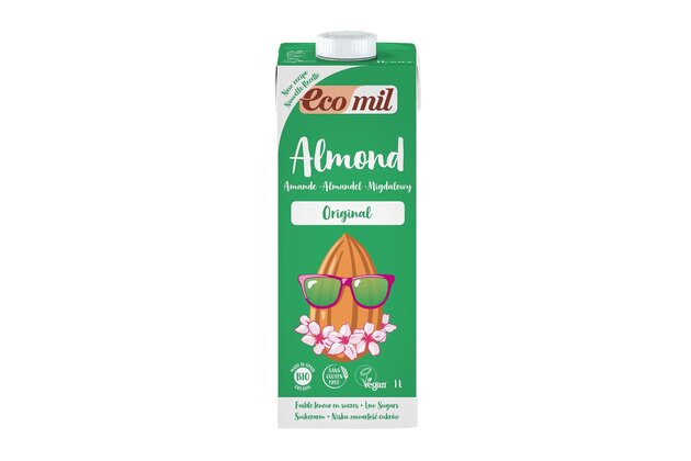 Mandľový nápoj s agávovým sirupom bio EcoMil 1L