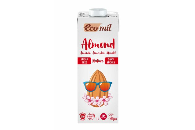 Mandľový nápoj bez cukru bio EcoMil 1L