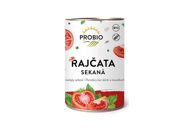 Rajčiny krájané bio PROBIO 400g