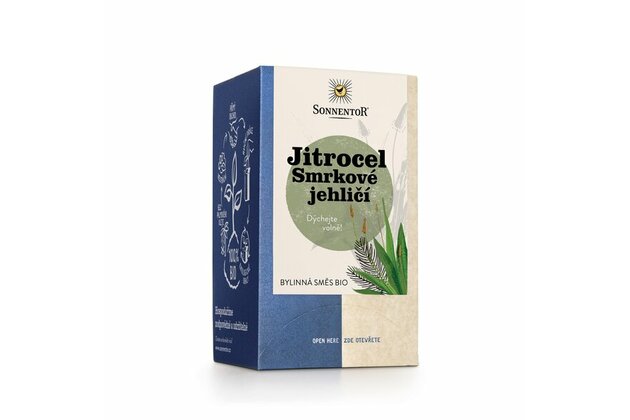 Skorocel Smrekové Ihličie porciovaný čaj dvojkomorový bio Sonnentor 23,4g 