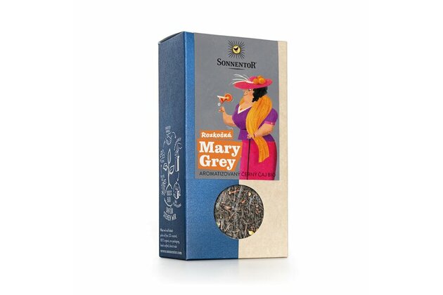 Čierny čaj Rozkošná Mary Grey bio Sonnentor 90 g