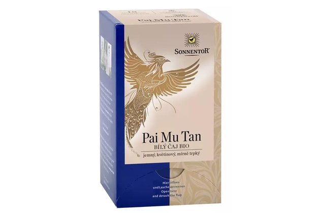Biely čaj Pai Mu Tan bio Sonnentor 18g