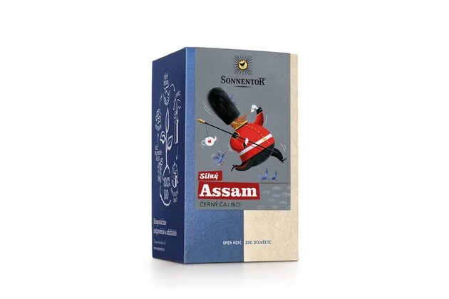 Silný Assam čierny čaj bio Sonnentor 30,6g 
