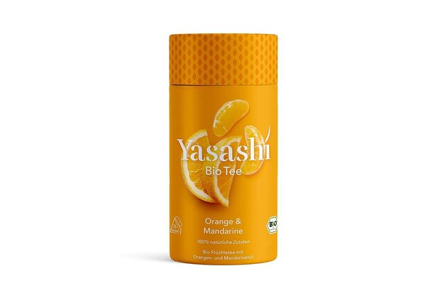 Yasashi ovocný čaj Pomaranč & Mandarínka bio 40g 