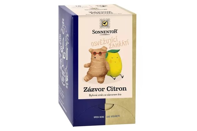 Zázvor citrón bio Sonnentor 32,4g