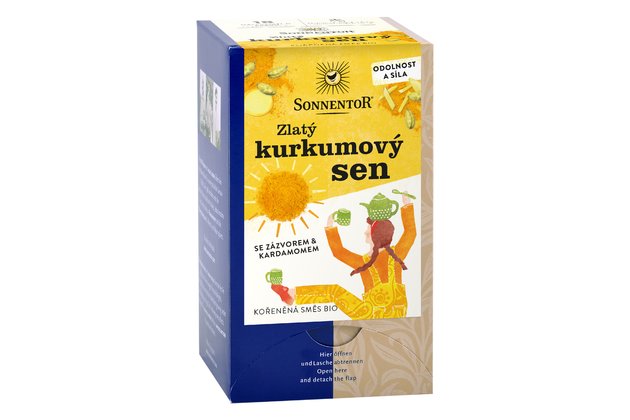 Zlatý kurkumový sen bio Sonnentor 36 g