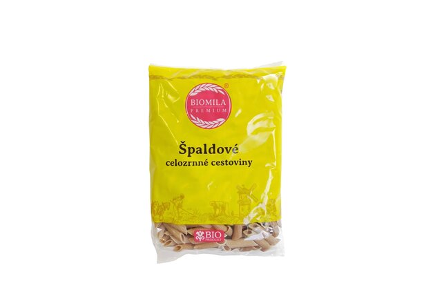 BIOMILA Špaldové celozrnné penne BIO 400g