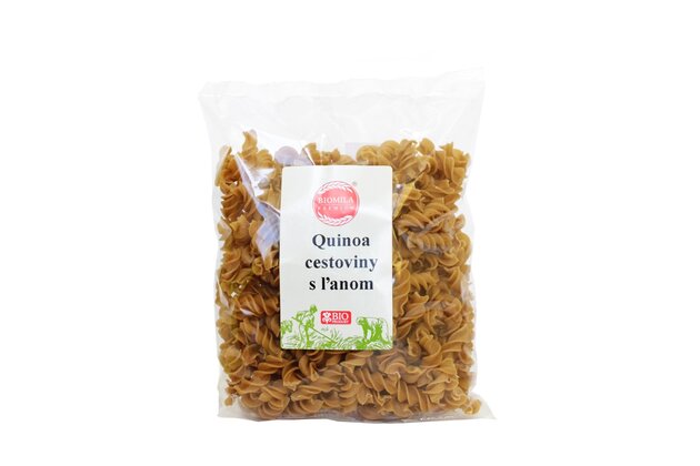 BIOMILA Quinoa špirály s ľanom bio 250g 