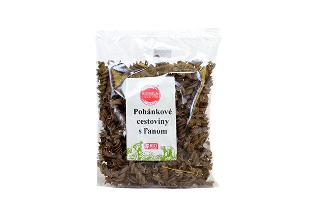 BIOMILA Pohánkové špirály s ľanom bio 250g 