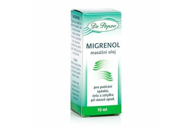Migrenol masážny olej roll on Dr. Popov 6ml 