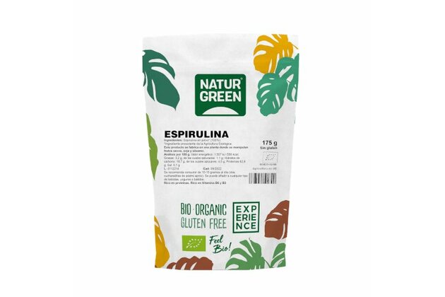 Spirulina prášok bio NaturGreen 165g 