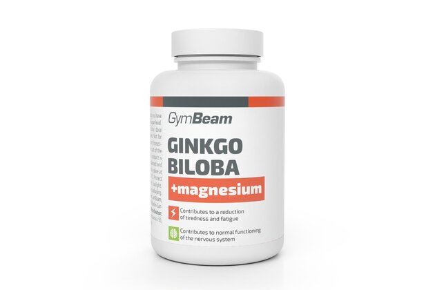 Ginko biloba + magnézium 90 kaps. GymBeam 
