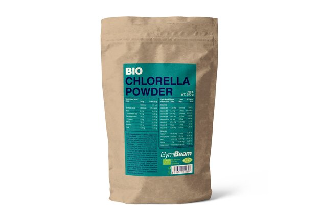 Chlorella bio powder 250g GymBeam 