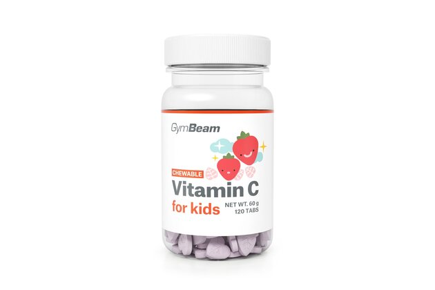 Vitamín C pre deti 120 tab. GymBeam