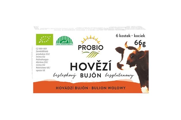 Hovädzí bujón - kocky bio PROBIO 66g