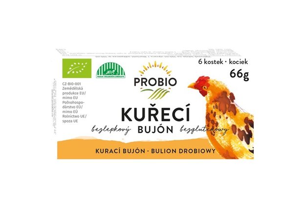 Kurací bujón - kocky bio PROBIO 66g