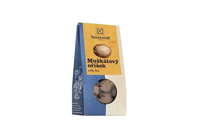 Muškátový oriešok celý bio Sonnentor 25g