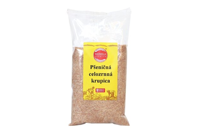 BIOMILA Pšeničná celozrnná krupica BIO 400g