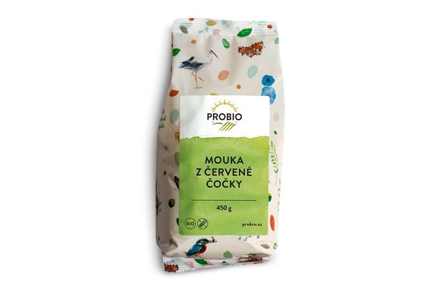 Múka z červenej šošovice bio PROBIO 450g