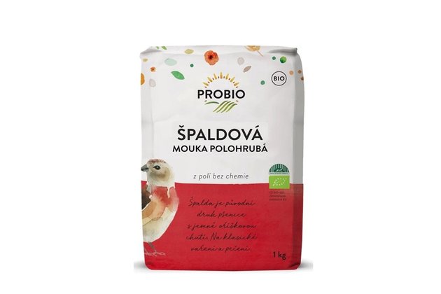 Špaldová múka polohrubá bio PROBIO 1kg