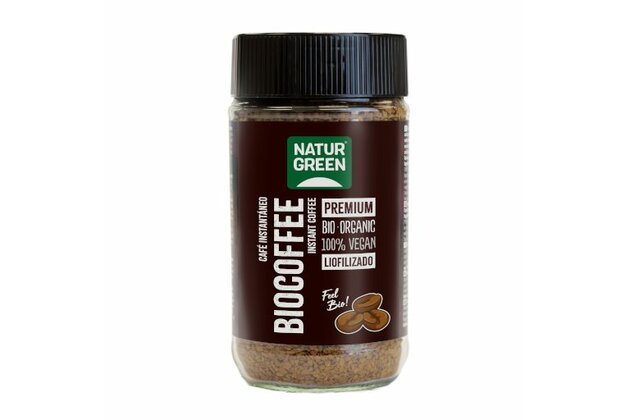 Káva bez kofeínu instantná bio NaturGreen100g 
