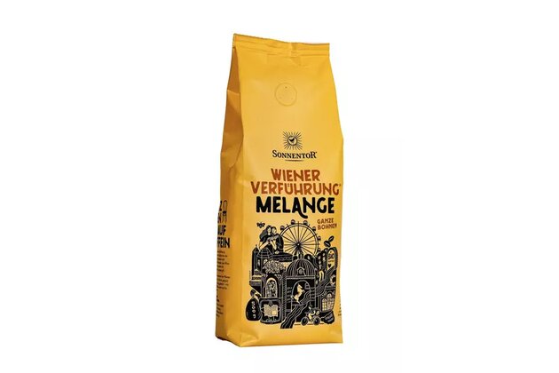 Káva Viedenské pokušenie Melange celé zrná bio 500g