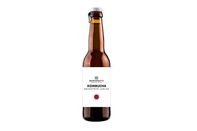 Kombucha limonáda Granátové jablko manaroots 330ml   