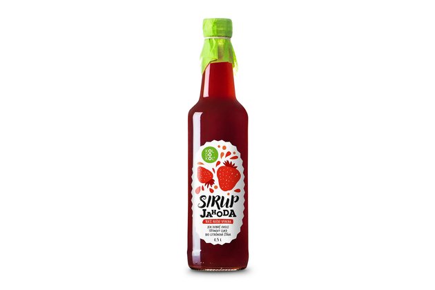 Ovocný sirup Jahoda 500ml