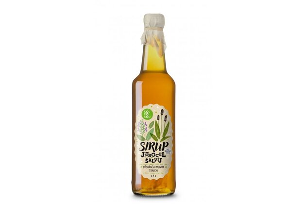 Bylinkový sirup Skorocel a Šalvia 500ml  