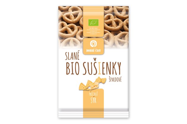 Slané sušienky so syrom Dobré časy bio 140g