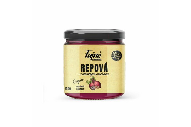 Repová nátierka s vlašskými orechmi Fajné 140g 